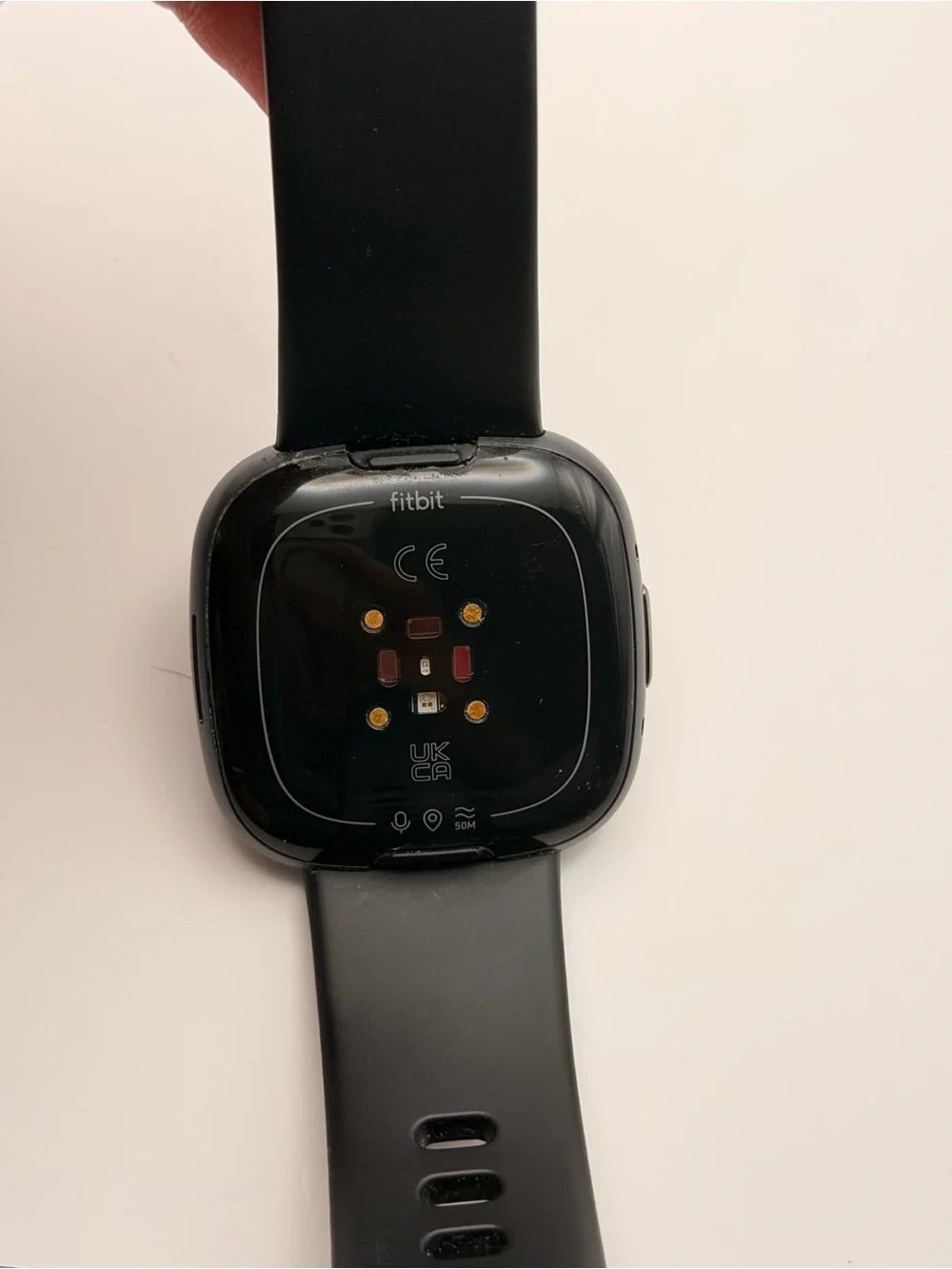 Fitbit Versa 4, Tested, Very Good, Charger Included, Black, Smartwatch